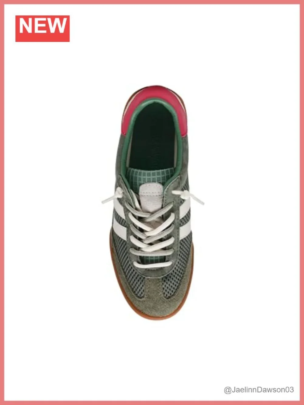 Women's Fashion Sneakers Suede Mesh Lace-Up Round Toe Low Top